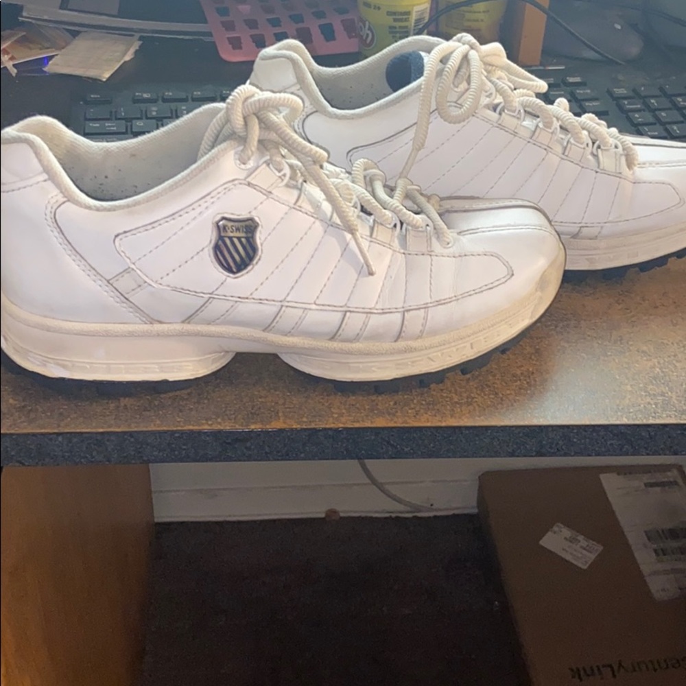 Kswisss sneakers blue and white